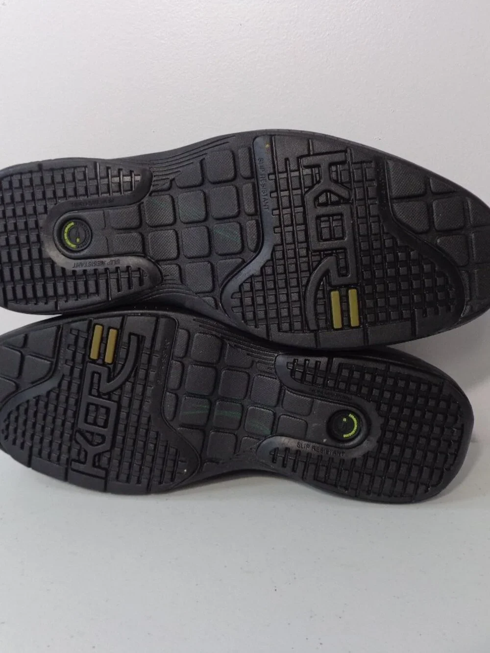 Nunn Bush Myles St Slip Resistant Loafers Black Leather Comfort Gel Men Sz 9.5M